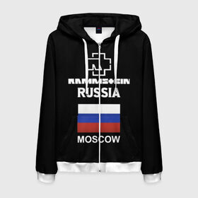 Мужская толстовка 3D на молнии с принтом Rammstein Russia в городе Новоалтайск, 100% полиэстер | длина до линии бедра, манжеты и пояс оформлены мягкой тканевой резинкой, двухслойный капюшон со шнурком для регулировки, спереди молния, по бокам два кармана | germany | moscow | rammstein | russia | индостриал металл | москва | немецкая группа | немцы | пиротехника | раммштайн | рок | рок группа | россия | три икса | триколор | флаг | флаг россии | ххх