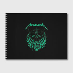 Альбом для рисования с принтом Metallica в городе Новоалтайск, 100% бумага
 | матовая бумага, плотность 200 мг. | Тематика изображения на принте: album | black | concert | heavy | kirk | metal | metallica | music | rock | tolls | джеймс хэтфилд | кирк хэмметт | клифф бёртон | ларс ульрих | метал | металлика | трэш