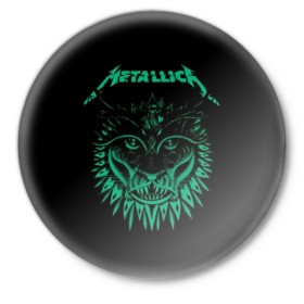 Значок с принтом Metallica в городе Новоалтайск,  металл | круглая форма, металлическая застежка в виде булавки | album | black | concert | heavy | kirk | metal | metallica | music | rock | tolls | джеймс хэтфилд | кирк хэмметт | клифф бёртон | ларс ульрих | метал | металлика | трэш