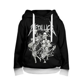 Детская толстовка 3D с принтом Metallica в городе Новоалтайск, 100% полиэстер | двухслойный капюшон со шнурком для регулировки, мягкие манжеты на рукавах и по низу толстовки, спереди карман-кенгуру с мягким внутренним слоем | album | black | concert | heavy | kirk | metal | metallica | music | rock | tolls | джеймс хэтфилд | кирк хэмметт | клифф бёртон | ларс ульрих | метал | металлика | трэш