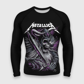 Мужской рашгард 3D с принтом Metallica в городе Новоалтайск,  |  | album | black | concert | heavy | kirk | metal | metallica | music | rock | tolls | джеймс хэтфилд | кирк хэмметт | клифф бёртон | ларс ульрих | метал | металлика | трэш