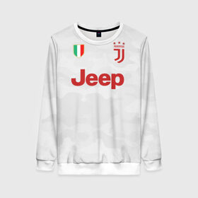 Женский свитшот 3D с принтом Juventus away 19-20 в городе Новоалтайск, 100% полиэстер с мягким внутренним слоем | круглый вырез горловины, мягкая резинка на манжетах и поясе, свободная посадка по фигуре | champions | cristiano | italy | juventus | league | ronaldo | италия | криштиану | лига | роналду | чемпионов | ювентус