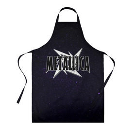 Фартук 3D с принтом Metallica в городе Новоалтайск, 100% полиэстер | общий размер — 65 х 85 см, ширина нагрудника — 26 см, горловина — 53 см, длина завязок — 54 см, общий обхват в поясе — 173 см. Принт на завязках и на горловине наносится с двух сторон, на основной части фартука — только с внешней стороны | metallica | группа | метал | металлика | музыка | песни | рок