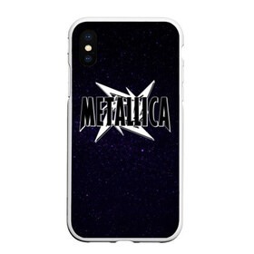 Чехол для iPhone XS Max матовый с принтом Metallica в городе Новоалтайск, Силикон | Область печати: задняя сторона чехла, без боковых панелей | metallica | группа | метал | металлика | музыка | песни | рок