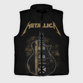 Мужской жилет утепленный 3D с принтом Metallica в городе Новоалтайск,  |  | Тематика изображения на принте: album | black | concert | heavy | kirk | metal | metallica | music | rock | tolls | джеймс хэтфилд | кирк хэмметт | клифф бёртон | ларс ульрих | метал | металлика | трэш
