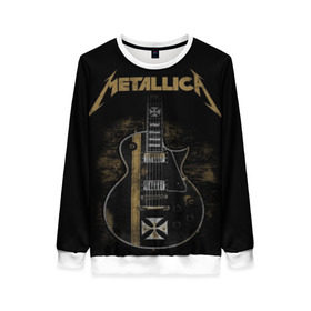 Женский свитшот 3D с принтом Metallica в городе Новоалтайск, 100% полиэстер с мягким внутренним слоем | круглый вырез горловины, мягкая резинка на манжетах и поясе, свободная посадка по фигуре | album | black | concert | heavy | kirk | metal | metallica | music | rock | tolls | джеймс хэтфилд | кирк хэмметт | клифф бёртон | ларс ульрих | метал | металлика | трэш