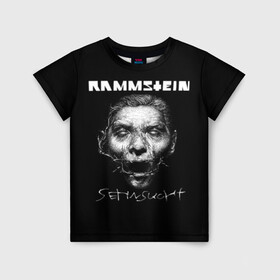 Детская футболка 3D с принтом Rammstein в городе Новоалтайск, 100% гипоаллергенный полиэфир | прямой крой, круглый вырез горловины, длина до линии бедер, чуть спущенное плечо, ткань немного тянется | du hast | heavy | herzeleid | metal | mutter | rammstein | reise | rosenrot | sehnsucht | till lindemann | группа | метал | рамштайн | рок | тилль линдеманн | хард