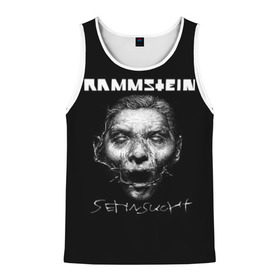 Мужская майка 3D с принтом Rammstein в городе Новоалтайск, 100% полиэстер | круглая горловина, приталенный силуэт, длина до линии бедра. Пройма и горловина окантованы тонкой бейкой | du hast | heavy | herzeleid | metal | mutter | rammstein | reise | rosenrot | sehnsucht | till lindemann | группа | метал | рамштайн | рок | тилль линдеманн | хард