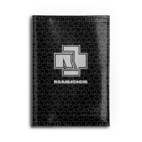 Обложка для автодокументов с принтом RAMMSTEIN в городе Новоалтайск, натуральная кожа |  размер 19,9*13 см; внутри 4 больших “конверта” для документов и один маленький отдел — туда идеально встанут права | Тематика изображения на принте: metallica | music | rammstein | rock | металл | металлика | музыка | раммштайн | рок | рок группа