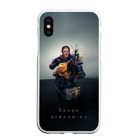 Чехол для iPhone XS Max матовый с принтом DS в городе Новоалтайск, Силикон | Область печати: задняя сторона чехла, без боковых панелей | cliff | deadman | death stranding | fragile | hideo kojima | mads mikkelsen | norman reedus | sam | дельторо | дэдмен | коджима | кодзима | мадс миккельсен | норман ридус | сэм | хидео