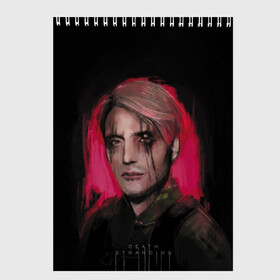 Скетчбук с принтом Death Stranding в городе Новоалтайск, 100% бумага
 | 48 листов, плотность листов — 100 г/м2, плотность картонной обложки — 250 г/м2. Листы скреплены сверху удобной пружинной спиралью | cliff | deadman | death stranding | fragile | hideo kojima | mads mikkelsen | norman reedus | sam | дельторо | дэдмен | коджима | кодзима | мадс миккельсен | норман ридус | сэм | хидео