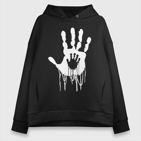 Женское худи Oversize хлопок с принтом Death в городе Новоалтайск, френч-терри — 70% хлопок, 30% полиэстер. Мягкий теплый начес внутри —100% хлопок | боковые карманы, эластичные манжеты и нижняя кромка, капюшон на магнитной кнопке | cliff | deadman | death stranding | fragile | hideo kojima | mads mikkelsen | norman reedus | sam | дельторо | дэдмен | коджима | кодзима | мадс миккельсен | норман ридус | сэм | хидео