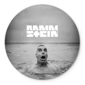 Коврик для мышки круглый с принтом RAMMSTEIN в городе Новоалтайск, резина и полиэстер | круглая форма, изображение наносится на всю лицевую часть | 2019 | lindemann | logo | metal | ramm | rammstein | ramstein | rock.band | stein | symbol | till | группа | концерт | линдеманн | лого | метал | раммштайн | рамштайн | рок | символ | тилль