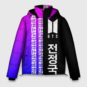 Мужская зимняя куртка 3D с принтом BTS (Jeon Jungkook) в городе Новоалтайск, верх — 100% полиэстер; подкладка — 100% полиэстер; утеплитель — 100% полиэстер | длина ниже бедра, свободный силуэт Оверсайз. Есть воротник-стойка, отстегивающийся капюшон и ветрозащитная планка. 

Боковые карманы с листочкой на кнопках и внутренний карман на молнии. | Тематика изображения на принте: bts | k pop | pop | бтс | к поп | любовь | поп