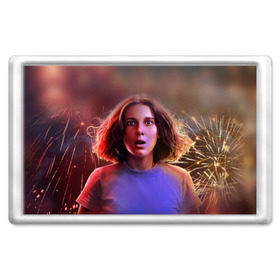 Магнит 45*70 с принтом STRANGER THINGS в городе Новоалтайск, Пластик | Размер: 78*52 мм; Размер печати: 70*45 | Тематика изображения на принте: 011 | eggo | eleven | friends don t lie | netflix | season 3 | stranger things | демогоргон | нетфликс | одиннадцатая | очень странные дела | сезон 3 | сериалы