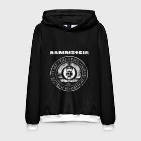 Мужская толстовка 3D с принтом Rammstein в городе Новоалтайск, 100% полиэстер | двухслойный капюшон со шнурком для регулировки, мягкие манжеты на рукавах и по низу толстовки, спереди карман-кенгуру с мягким внутренним слоем. | rammstein | till lindemann | берлин | германия | металл | музыка | рамштайн | тилль линдеманн