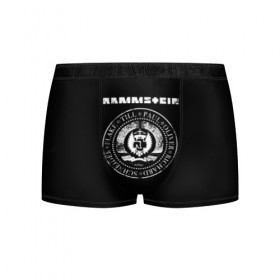 Мужские трусы 3D с принтом Rammstein в городе Новоалтайск, 50% хлопок, 50% полиэстер | классическая посадка, на поясе мягкая тканевая резинка | rammstein | till lindemann | берлин | германия | металл | музыка | рамштайн | тилль линдеманн