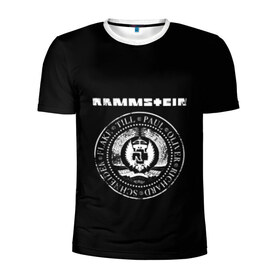 Мужская футболка 3D спортивная с принтом Rammstein в городе Новоалтайск, 100% полиэстер с улучшенными характеристиками | приталенный силуэт, круглая горловина, широкие плечи, сужается к линии бедра | rammstein | till lindemann | берлин | германия | металл | музыка | рамштайн | тилль линдеманн