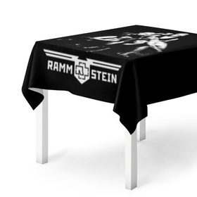Скатерть 3D с принтом Rammstein в городе Новоалтайск, 100% полиэстер (ткань не мнется и не растягивается) | Размер: 150*150 см | rammstein | till lindemann | берлин | германия | металл | музыка | рамштайн | тилль линдеманн