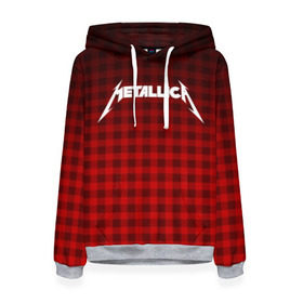 Женская толстовка 3D с принтом METALLICA в городе Новоалтайск, 100% полиэстер  | двухслойный капюшон со шнурком для регулировки, мягкие манжеты на рукавах и по низу толстовки, спереди карман-кенгуру с мягким внутренним слоем. | matters metallica | music | nothing else | rock | trash metal | группа | музыка | музыканты | рок | трэш металл