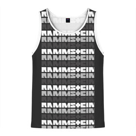 Мужская майка 3D с принтом Rammstein в городе Новоалтайск, 100% полиэстер | круглая горловина, приталенный силуэт, длина до линии бедра. Пройма и горловина окантованы тонкой бейкой | Тематика изображения на принте: du hast | heavy | herzeleid | metal | mutter | rammstein | reise | rosenrot | sehnsucht | till lindemann | группа | метал | рамштайн | рок | тилль линдеманн | хард