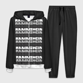 Мужской костюм 3D с принтом Rammstein в городе Новоалтайск, 100% полиэстер | Манжеты и пояс оформлены тканевой резинкой, двухслойный капюшон со шнурком для регулировки, карманы спереди | du hast | heavy | herzeleid | metal | mutter | rammstein | reise | rosenrot | sehnsucht | till lindemann | группа | метал | рамштайн | рок | тилль линдеманн | хард