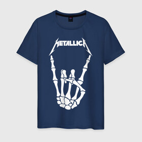 Мужская футболка хлопок с принтом METALLICA в городе Новоалтайск, 100% хлопок | прямой крой, круглый вырез горловины, длина до линии бедер, слегка спущенное плечо. | matters metallica | music | nothing else | rock | trash metal | группа | музыка | музыканты | рок | трэш металл