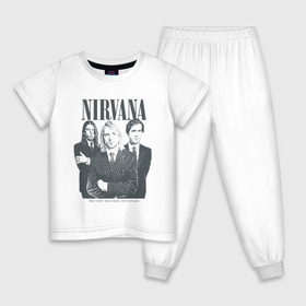 Детская пижама хлопок с принтом Nirvana в городе Новоалтайск, 100% хлопок |  брюки и футболка прямого кроя, без карманов, на брюках мягкая резинка на поясе и по низу штанин
 | альтернативный рок | американская | гранж | дэйв грол | крист энтони новоселич | курт кобейн | рок группа