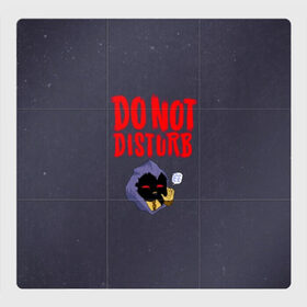 Магнитный плакат 3Х3 с принтом Do not disturb в городе Новоалтайск, Полимерный материал с магнитным слоем | 9 деталей размером 9*9 см | disturbed | альтернативный | встревоженные | группа | джон мойер | дистербд | дистербед | дэвид дрейман | дэн дониган | майк венгрен | метал | нюметал | рок | хеви | хевиметал