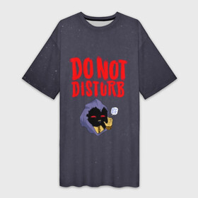 Платье-футболка 3D с принтом Do not disturb в городе Новоалтайск,  |  | disturbed | альтернативный | встревоженные | группа | джон мойер | дистербд | дистербед | дэвид дрейман | дэн дониган | майк венгрен | метал | нюметал | рок | хеви | хевиметал