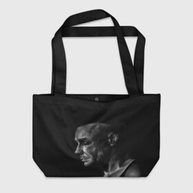 Пляжная сумка 3D с принтом Rammstein Till Lindemann в городе Новоалтайск, 100% полиэстер | застегивается на металлическую кнопку; внутренний карман застегивается на молнию. Стенки укреплены специальным мягким материалом, чтобы защитить содержимое от несильных ударов
 | rammstein | till lindemann | рамштайн | рок | тилль линдеманн | тиль