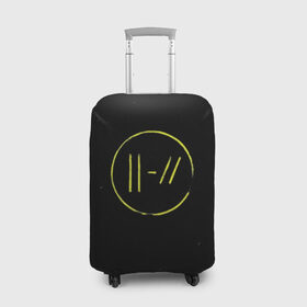 Чехол для чемодана 3D с принтом TWENTY ONE PILOTS в городе Новоалтайск, 86% полиэфир, 14% спандекс | двустороннее нанесение принта, прорези для ручек и колес | regional at best | twenty one pilots | американский дуэт | музыка | песни | рок | твенти | твенти ван пайлотс | твенти ван пилот | твенти ван пилотс