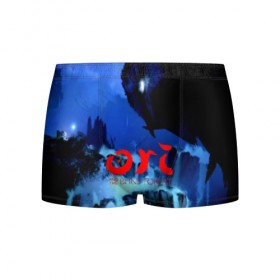 Мужские трусы 3D с принтом ORI BLIND FOREST в городе Новоалтайск, 50% хлопок, 50% полиэстер | классическая посадка, на поясе мягкая тканевая резинка | Тематика изображения на принте: game | microsoft | moon studios | ori | ori and the will of the wisps | игры