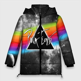 Женская зимняя куртка 3D с принтом PINK FLOYD в городе Новоалтайск, верх — 100% полиэстер; подкладка — 100% полиэстер; утеплитель — 100% полиэстер | длина ниже бедра, силуэт Оверсайз. Есть воротник-стойка, отстегивающийся капюшон и ветрозащитная планка. 

Боковые карманы с листочкой на кнопках и внутренний карман на молнии | pink floyd | pink floyd another | pink floyd logo. | pink floyd the wall | группа pink floyd | пинк флойд