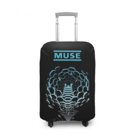 Чехол для чемодана 3D с принтом Muse в городе Новоалтайск, 86% полиэфир, 14% спандекс | двустороннее нанесение принта, прорези для ручек и колес | alternative | british | men | muse | music | progressive | rock | rock band | space rock | symphonic | three | trio | uk | альтернативный | британская | великобритания | до | крис уолстенхолм | мужчины | муза | музыка | мэттью беллами