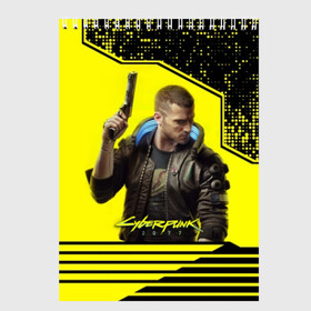 Скетчбук с принтом CYBERPUNK 2077 в городе Новоалтайск, 100% бумага
 | 48 листов, плотность листов — 100 г/м2, плотность картонной обложки — 250 г/м2. Листы скреплены сверху удобной пружинной спиралью | 2019 | 2077 | cyberpunk | game | witcher | будущее | ведьмак | ви | игра | киберпанк | киборг | робот | фантастика | фэнтези