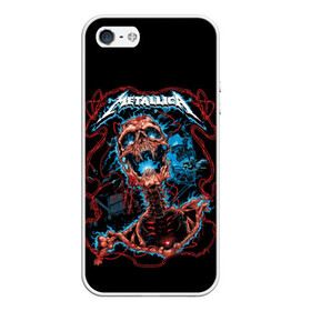 Чехол для iPhone 5/5S матовый с принтом Metallica в городе Новоалтайск, Силикон | Область печати: задняя сторона чехла, без боковых панелей | metallica | rock | арт | гитара | кости | металл | металлика | музыка | рок | череп