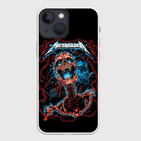 Чехол для iPhone 13 mini с принтом Metallica в городе Новоалтайск,  |  | metallica | rock | арт | гитара | кости | металл | металлика | музыка | рок | череп