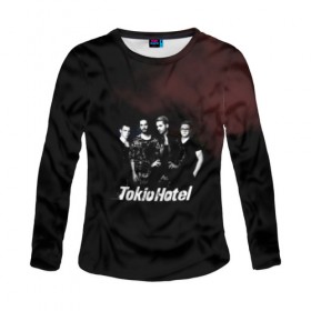 Женский лонгслив 3D с принтом Tokio Hotel в городе Новоалтайск, 100% полиэстер | длинные рукава, круглый вырез горловины, полуприлегающий силуэт | hotel | island | tokio | tokio hotel | альтернативный | билл каулитц | георг листинг | группа | густав шефер | отель | пауэр | поп | рок | синти | синтипоп | токийский | токио | том каулитц | хотель