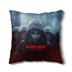 Подушка 3D с принтом WATCH DOGS LEGION в городе Новоалтайск, наволочка – 100% полиэстер, наполнитель – холлофайбер (легкий наполнитель, не вызывает аллергию). | состоит из подушки и наволочки. Наволочка на молнии, легко снимается для стирки | action | ct os | ded sec | fox | game | hacker | legion | watch dogs | watch dogs 2 | watch dogs legion | знак лиса | игра | компьютерная игра | легион | хакер
