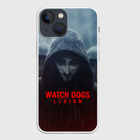 Чехол для iPhone 13 mini с принтом WATCH DOGS LEGION в городе Новоалтайск,  |  | Тематика изображения на принте: action | ct os | ded sec | fox | game | hacker | legion | watch dogs | watch dogs 2 | watch dogs legion | знак лиса | игра | компьютерная игра | легион | хакер
