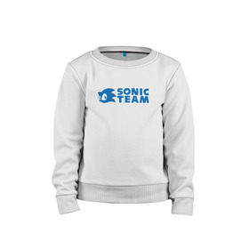 Детский свитшот хлопок с принтом SONIC TEAM в городе Новоалтайск, 100% хлопок | круглый вырез горловины, эластичные манжеты, пояс и воротник | Тематика изображения на принте: hedgehog | metal sonic | silver | silver the hedgehog | sonic | sonic boom | sonic the hedgehog | ёж сонник | игры | соник | фильмы