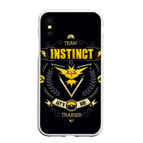Чехол для iPhone XS Max матовый с принтом Pokemon Team Instinct в городе Новоалтайск, Силикон | Область печати: задняя сторона чехла, без боковых панелей | battle | drawing | entei | go | legendary | lugia | metagross | nintendo | pikachu | pokemon | raikou | squirtle | zapdos | брок | бульбазавр | мисти | монстр | пикачу | покемон | эш