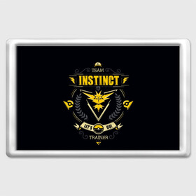 Магнит 45*70 с принтом Pokemon Team Instinct в городе Новоалтайск, Пластик | Размер: 78*52 мм; Размер печати: 70*45 | Тематика изображения на принте: battle | drawing | entei | go | legendary | lugia | metagross | nintendo | pikachu | pokemon | raikou | squirtle | zapdos | брок | бульбазавр | мисти | монстр | пикачу | покемон | эш