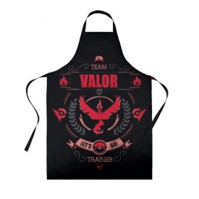Фартук 3D с принтом Team Valor Trainer в городе Новоалтайск, 100% полиэстер | общий размер — 65 х 85 см, ширина нагрудника — 26 см, горловина — 53 см, длина завязок — 54 см, общий обхват в поясе — 173 см. Принт на завязках и на горловине наносится с двух сторон, на основной части фартука — только с внешней стороны | battle | drawing | entei | go | legendary | lugia | metagross | nintendo | pikachu | pokemon | raikou | squirtle | zapdos | брок | бульбазавр | мисти | монстр | пикачу | покемон | эш