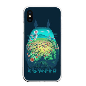 Чехол для iPhone XS Max матовый с принтом Totoro в городе Новоалтайск, Силикон | Область печати: задняя сторона чехла, без боковых панелей | anime | forest | meme | my neighbor | protectors | tokyo | totoro | аниме | гибли | иероглиф | манга | миядзаки | мой сосед | стиль | тоторо | фентези | хаяо | япония
