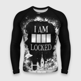 Мужской рашгард 3D с принтом I AM LOCKED в городе Новоалтайск,  |  | holmes | mr moment | sherlock | ватсон | дедукция | детектив | камбербэтч | мориарти | мр момент | сериал | фильм | холмс | холодное чтение | шерлок
