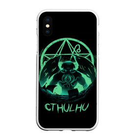 Чехол для iPhone XS Max матовый с принтом Rise of Cthulhu в городе Новоалтайск, Силикон | Область печати: задняя сторона чехла, без боковых панелей | call of cthulhu | cthulhu | lovecraft | valaybalalay | валайбалалай | зов | ктулху | лавкрафт | мистика | монстры | ужасы | фэнтези | хоррор