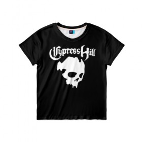 Детская футболка 3D с принтом Cypress Hill в городе Новоалтайск, 100% гипоаллергенный полиэфир | прямой крой, круглый вырез горловины, длина до линии бедер, чуть спущенное плечо, ткань немного тянется | Тематика изображения на принте: b real | cypress hill | dj muggs | eric bobo | sen dog | альтернативный рэп | американская | гангста рэп | кипарисовый | лос анджелес | музыка | ню метал | рэп метал | рэп рок | рэпкор | сен дог | сша | хип хоп