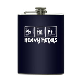 Фляга с принтом Heavy Metals в городе Новоалтайск, металлический корпус | емкость 0,22 л, размер 125 х 94 мм. Виниловая наклейка запечатывается полностью | collector | guitar | hard | heavy | jesus rocks | metal | metaljesusrocks | music | retro | rock | гитара | жесткий | металл | ретро | рок | тяжелый